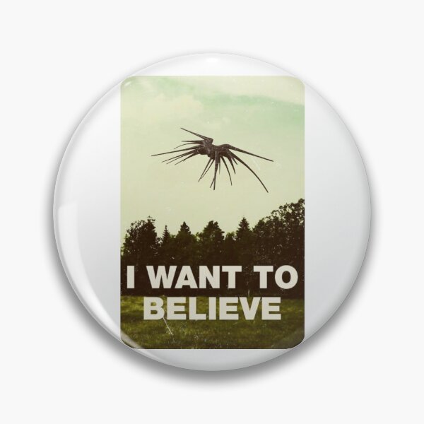 Item preview, I Want to Belive - UFO - White - Sci-Fi designed and sold by Fenay Designs.