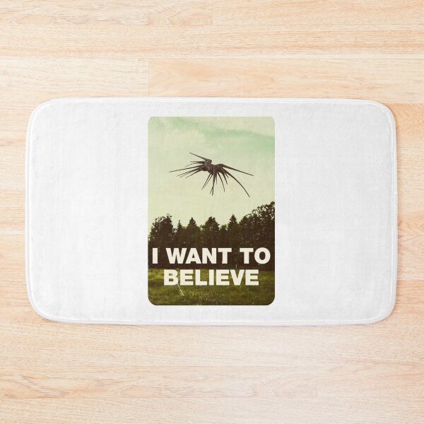 Item preview, I Want to Belive - UFO - White - Sci-Fi designed and sold by Fenay Designs.