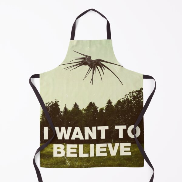 Item preview, I Want to Belive - UFO - White - Sci-Fi designed and sold by Fenay Designs.