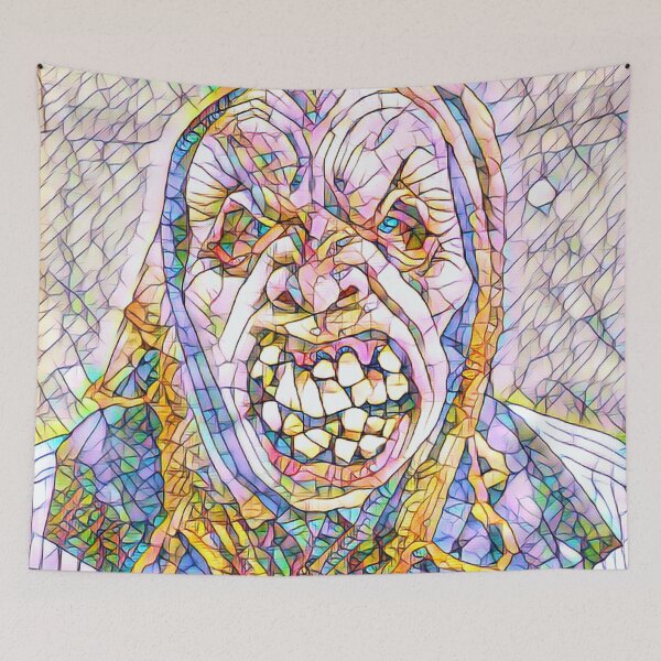 Item preview, Mosaic Style Monster Mask Arrt designed and sold by FlippinTurtles.