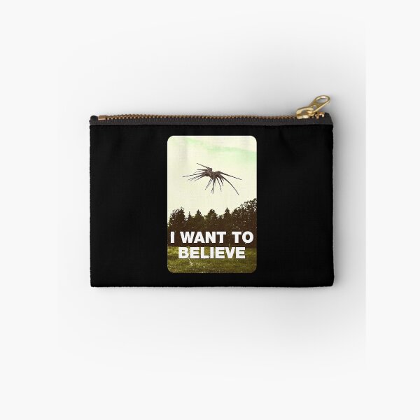 Item preview, I Want to Belive - UFO - Black - Sci-Fi designed and sold by Fenay Designs.