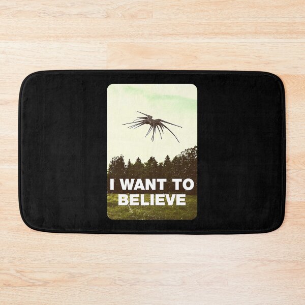 Item preview, I Want to Belive - UFO - Black - Sci-Fi designed and sold by Fenay Designs.