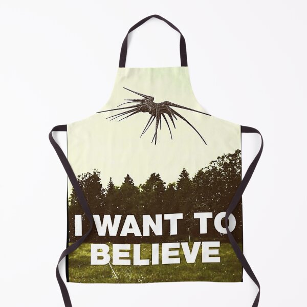 Item preview, I Want to Belive - UFO - Black - Sci-Fi designed and sold by Fenay Designs.