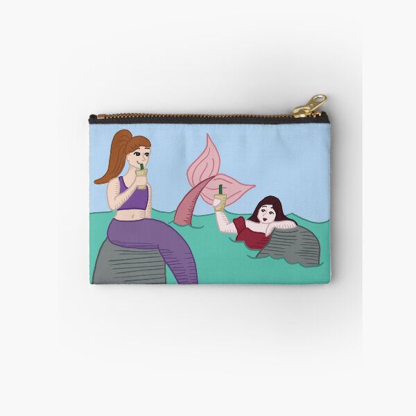 Item preview, Mermaids with iced coffee designed and sold by fgillustration.