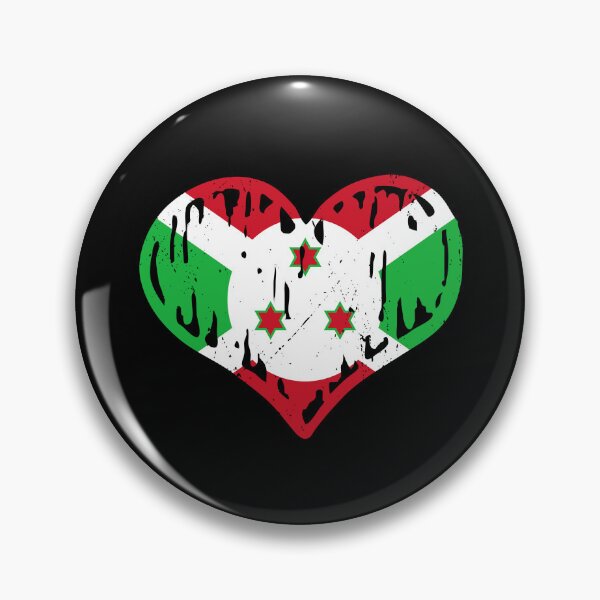 Item preview, Burundi Flag Heart Love designed and sold by rafaeltto.