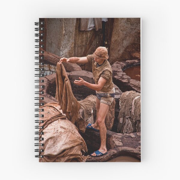 Item preview, Morocco. Fes. Fes el Bali. Tanneries. Workman. designed and sold by vadim19.