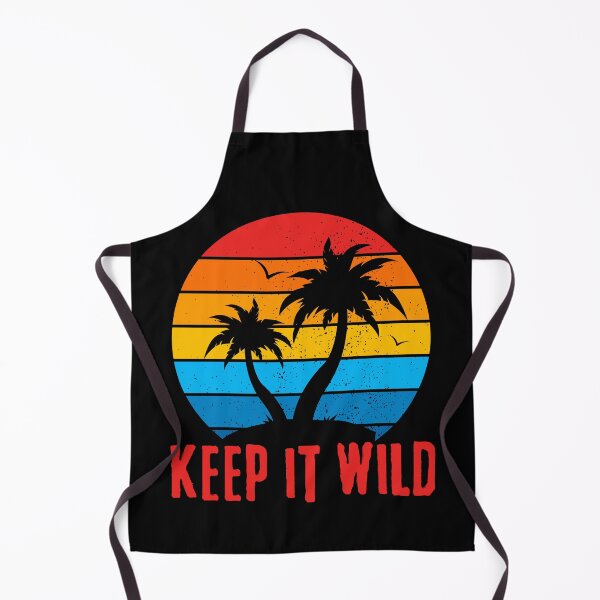 Item preview, Keep It Wild - Retro Palm Tree Sunset,  Good Vibes  designed and sold by Sun Sand & Sea Art.