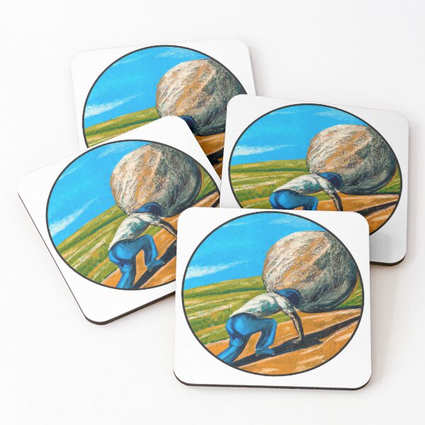 Item preview, Pushing a boulder up a hill designed and sold by Arkanon.