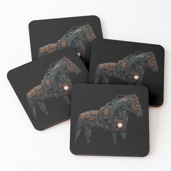 Item preview, Steampunk Horse designed and sold by Sophos-AI-Art.