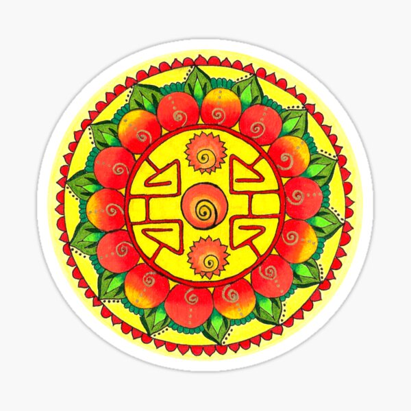 Intention Mandala: Abundance Sticker
