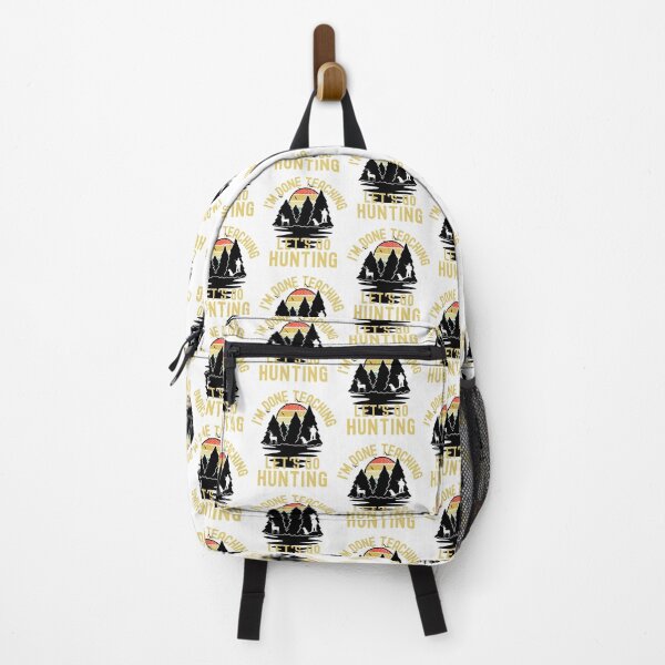 Item preview, I'm Done Teaching Let's Go Hunting - Professor Hunting, Teacher Retirement, Educator Hunting, Retired Teacher, Professor Emeritus, Teacher Hunting designed and sold by jadedscientist.