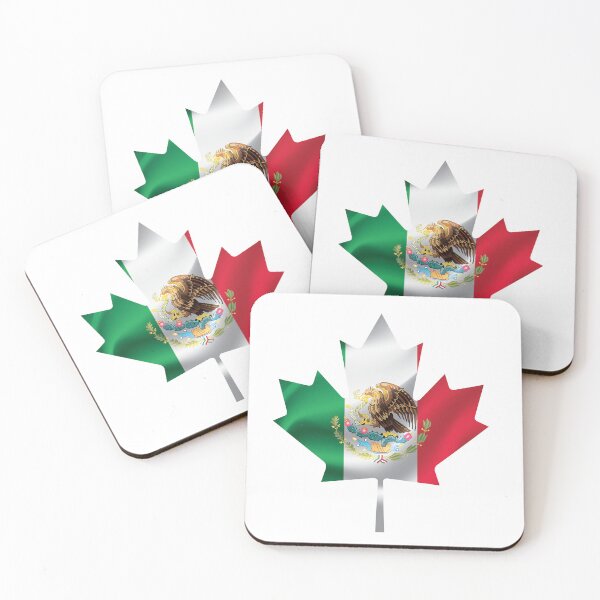 Item preview, Mexican Canadian Pride Flag designed and sold by RahallusNtx.