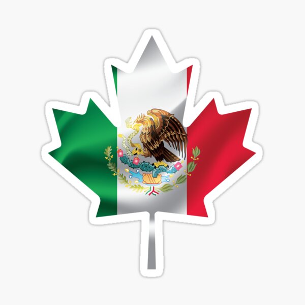 Item preview, Mexican Canadian Pride Flag designed and sold by RahallusNtx.