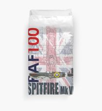 RAF 100 Years - Spitfire Mk Vb Duvet Cover
