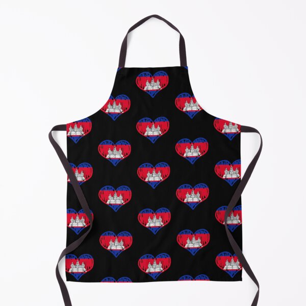 Item preview, Cambodia Flag Heart Love designed and sold by rafaeltto.