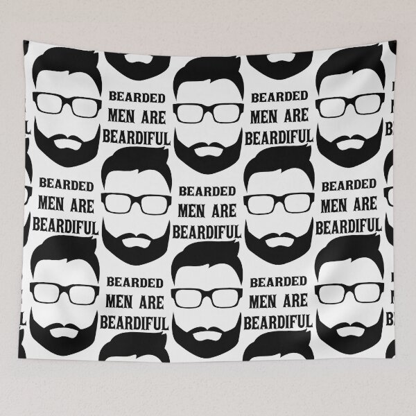 Item preview, BEARDED MEN ARE BEARDIFUL designed and sold by DomGDesign.