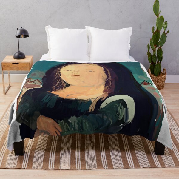 Item preview, Monalisa in my eyes neo-expressionism painting designed and sold by KARTICK DUTTA.