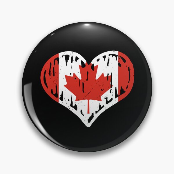 Artikelvorschau, Canada Flag Heart Love entworfen und verkauft von rafaeltto.