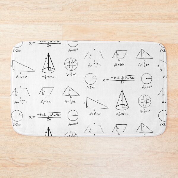 Item preview, Quadratic Equation Math equations Mathematic formulas designed and sold by CherieTree.