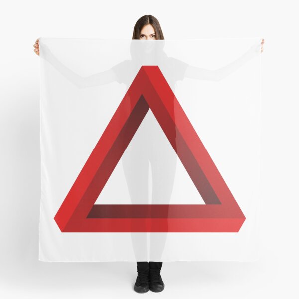 Impossible Penrose Triangle Scarf