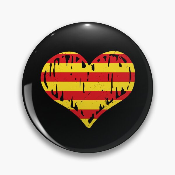 Item preview, Catalonia Flag Heart Love designed and sold by rafaeltto.