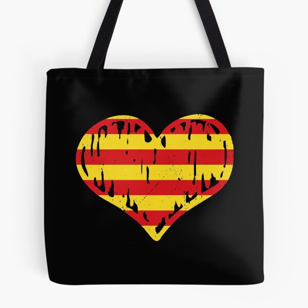 Item preview, Catalonia Flag Heart Love designed and sold by rafaeltto.