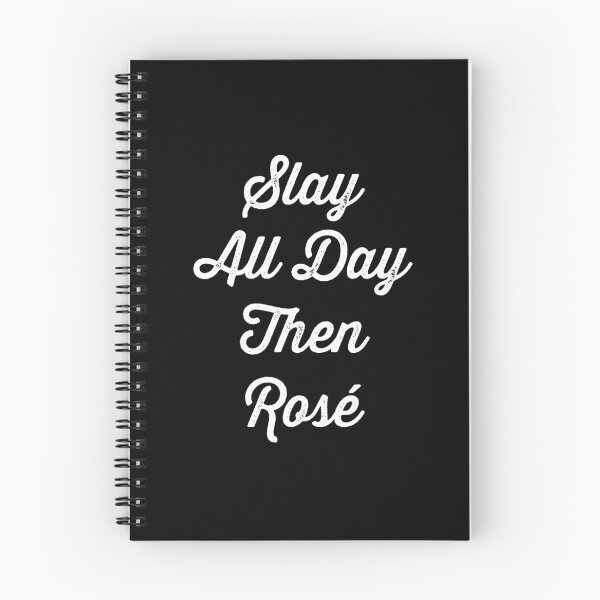 Item preview, Slay All Day Then Rosé - Wine lover designed and sold by Captain Mood.