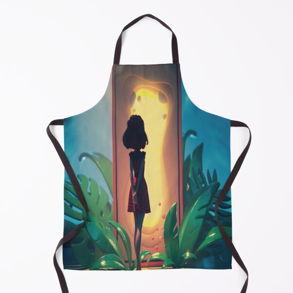 Item preview, Young Girl Looks At The Magic Gate designed and sold by WordsGamersUse.