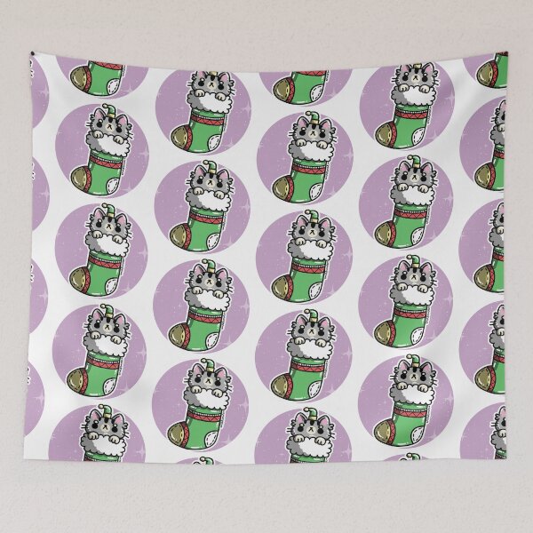 Item preview, cat in sock designed and sold by sminismono.