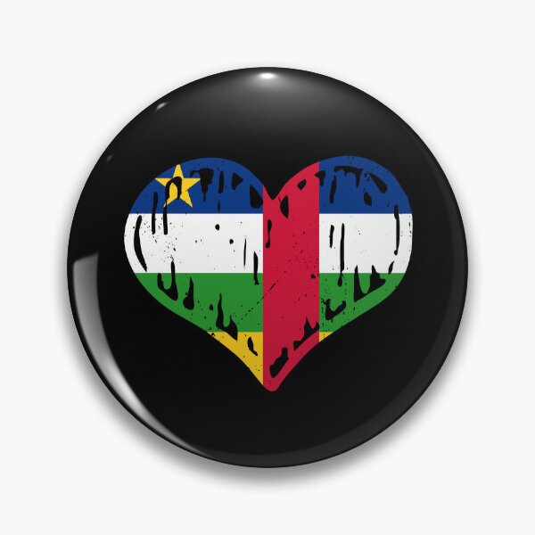 Item preview, Central African Republic Flag Heart Love designed and sold by rafaeltto.