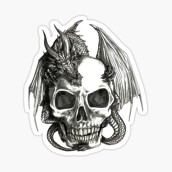 Elemental Dnd Skull Sticker Pack Earth Druid Inspired Skull Stickers Fire and Water Skull Stickers| Dungeons and Dragons Skulls| Air