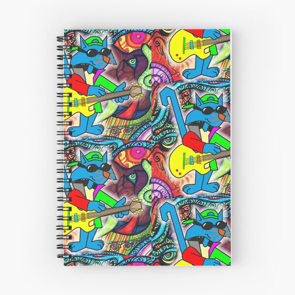Item preview, Psychedelic cat designed and sold by GibaCartum.