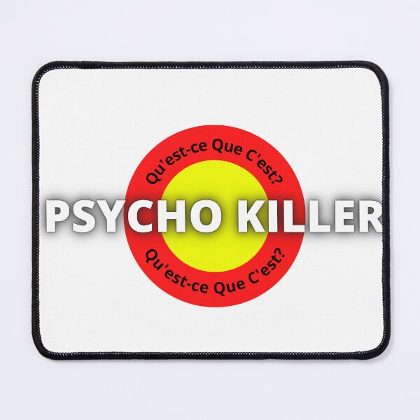 Item preview, Psycho Killer Fafafafafafa Run Away French Song Lyric designed and sold by CBCreations73.