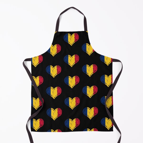 Item preview, Chad Republic Flag Heart Love designed and sold by rafaeltto.