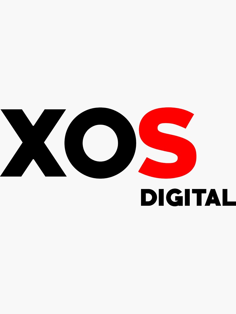 "XOS Logo" Sticker for Sale by furanod Redbubble