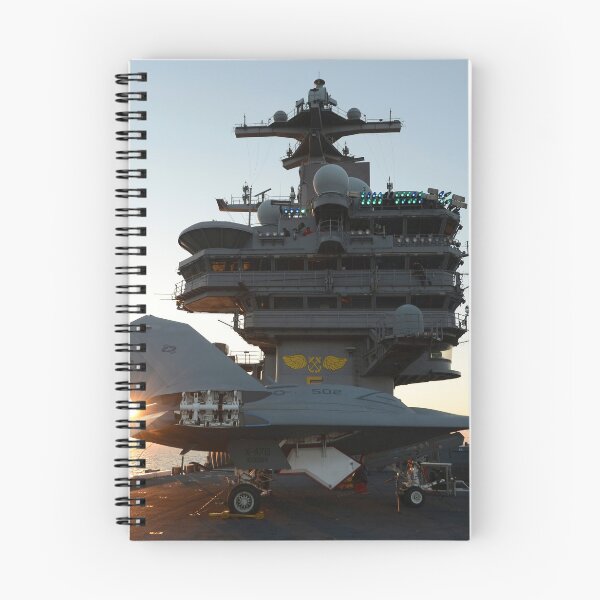 Item preview, An X-47B Unmanned Combat Air System aboard USS George H.W. Bush. designed and sold by StocktrekImages.