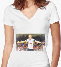 Harry Kane Women's Fitted V-Neck T-Shirt