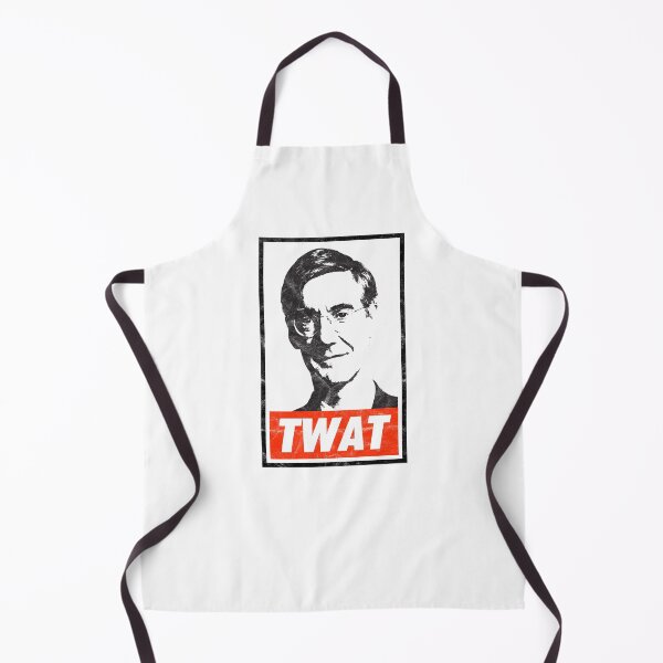 Item preview, Rees-Mogg Twat (White Worn Look) designed and sold by politicalamity.