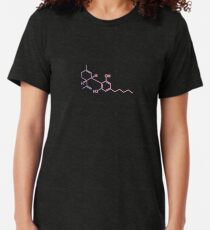 CDB Molecule Chemical Formula Tri-blend T-Shirt