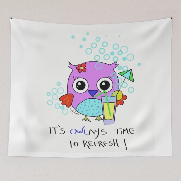Item preview, Owl Refresh designed and sold by Silvia Galliani.