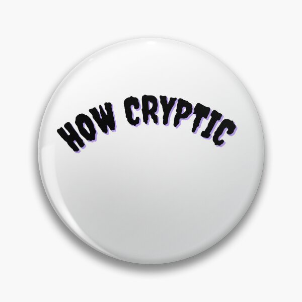 Item preview, How Cryptic Halloween saying Variant designed and sold by PoppysPrintings.