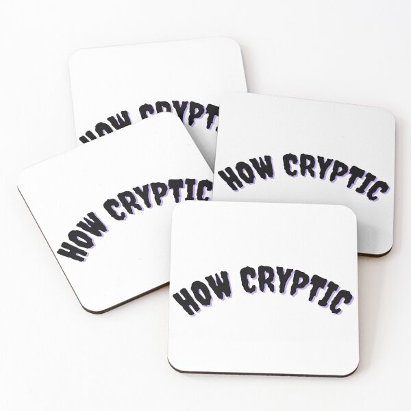 Item preview, How Cryptic Halloween saying Variant designed and sold by PoppysPrintings.