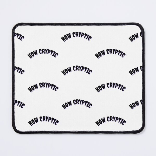 Item preview, How Cryptic Halloween saying Variant designed and sold by PoppysPrintings.