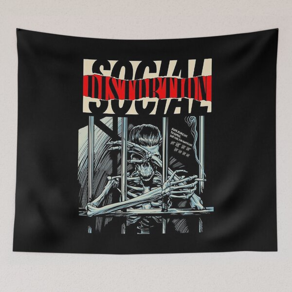 Item preview,  Social distortion skeleton in a prison designed and sold by LacobeAnutaz.