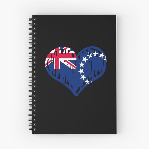 Artikelvorschau, Cook Islands Flag Heart Love entworfen und verkauft von rafaeltto.