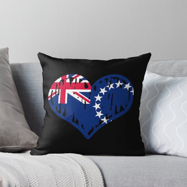 Artikelvorschau, Cook Islands Flag Heart Love entworfen und verkauft von rafaeltto.