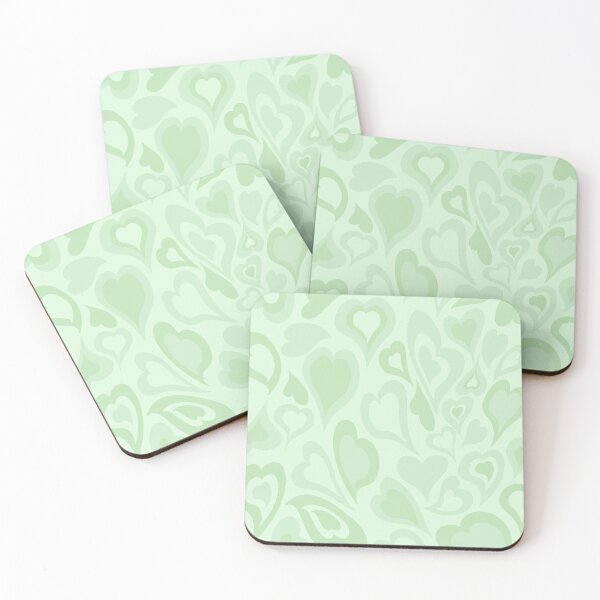 Item preview, Preppy School Supplies, Sage Green, Aesthetic, Hearts, Y2K, Preppy designed and sold by Inspired Life Creative.