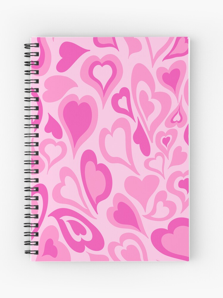 Notebook Aesthetic: Preppy, Pink, Aesthetic Notebook For School