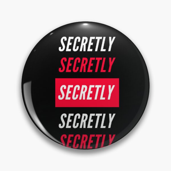 Item preview, Secretly Design with black background designed and sold by dineshshop1.