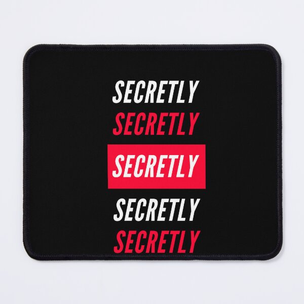 Item preview, Secretly Design with black background designed and sold by dineshshop1.